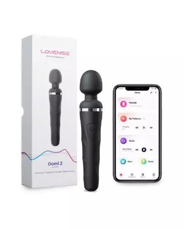 Image du Domi 2 Wand de Lovense, masseur puissant et sans fil, contrôle via application-4