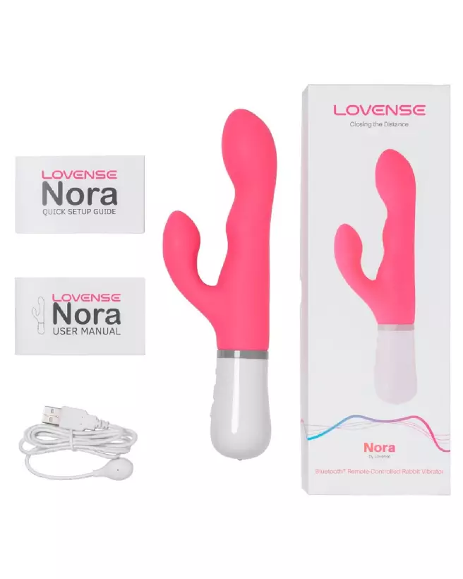 Image de Nora par Lovense, lapin interactif haute technologie pour plaisir personnel-4