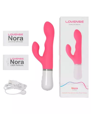 Image de Nora par Lovense, lapin interactif haute technologie pour plaisir personnel-4