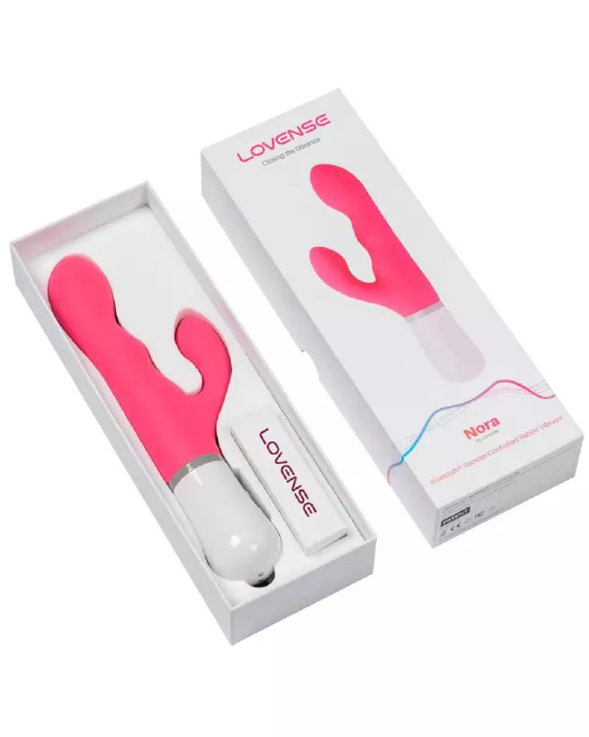 Image de Nora par Lovense, lapin interactif haute technologie pour plaisir personnel-5