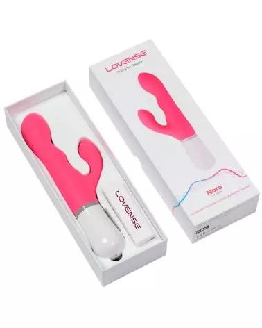 Image de Nora par Lovense, lapin interactif haute technologie pour plaisir personnel-5