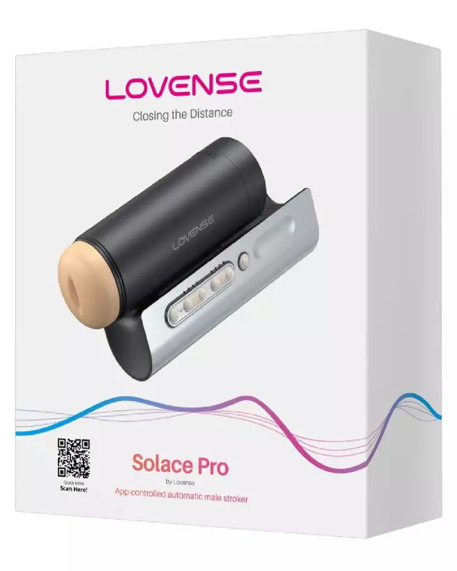 Image du Lovense Solace Pro, masturbateur high-tech connecté pour plaisir discret-1