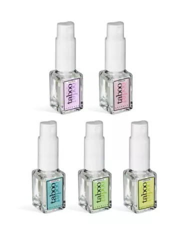 Lot de 5 Testeurs Taboo Parfum Ruf pour attirance et séduction-1
