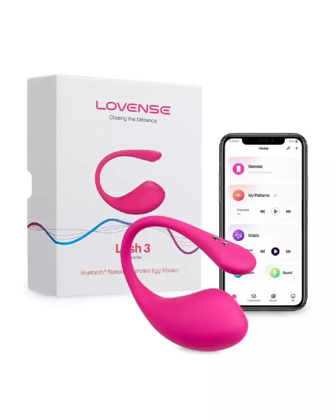 Image du Lovense Lush 3, sextoy connecté avec contrôle via application-5