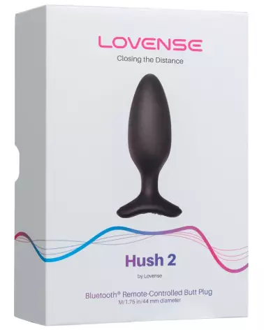 Image du Hush 2 (1.75) Butt Plug par Lovense, plug anal de qualité supérieure-1