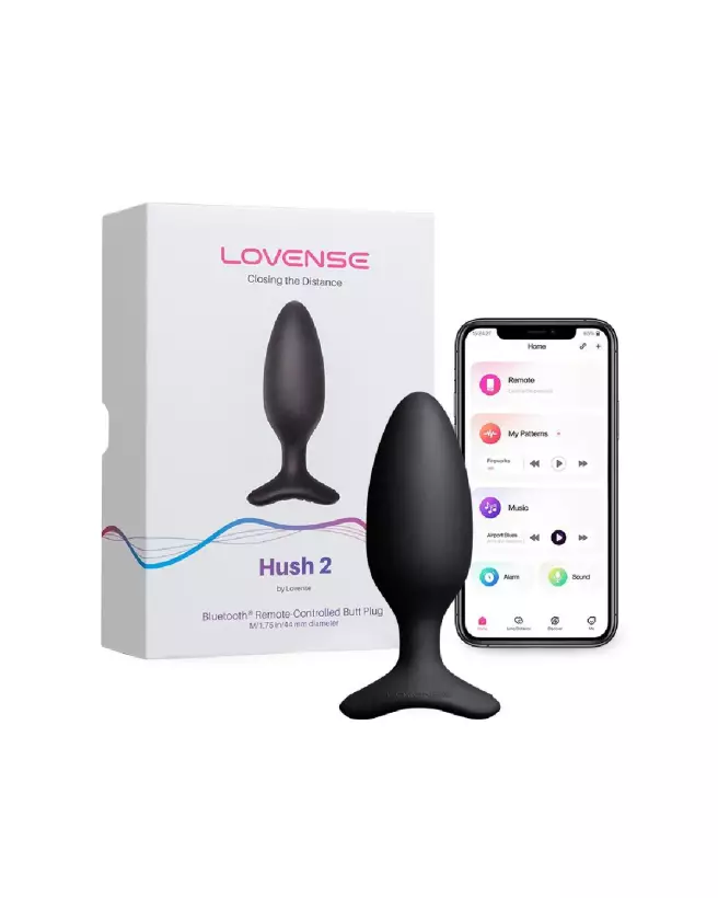 Image du Hush 2 (1.75) Butt Plug par Lovense, plug anal de qualité supérieure-5