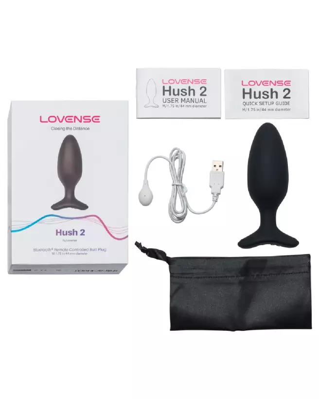Image du Hush 2 (1.75) Butt Plug par Lovense, plug anal de qualité supérieure-6