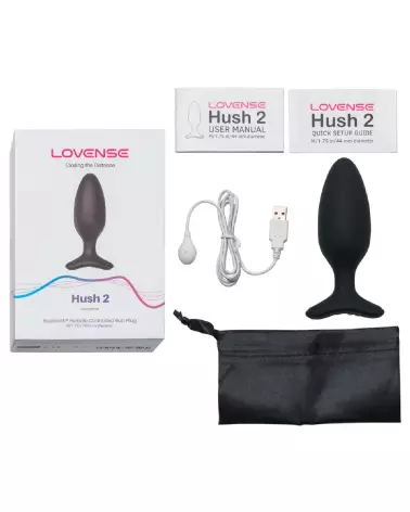 Image du Hush 2 (1.75) Butt Plug par Lovense, plug anal de qualité supérieure-6
