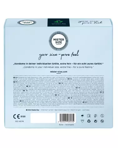 Pack de préservatifs Mister Size 47mm pour confort et sécurité optimale-3