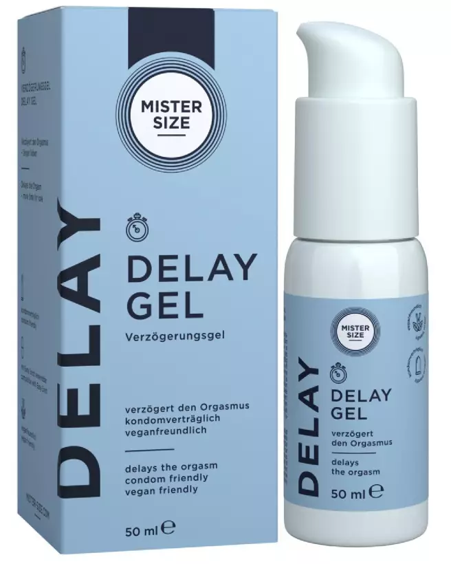 Gel retardateur Mister Size 50 ml pour contrôle et prolongation d'éjaculation-1