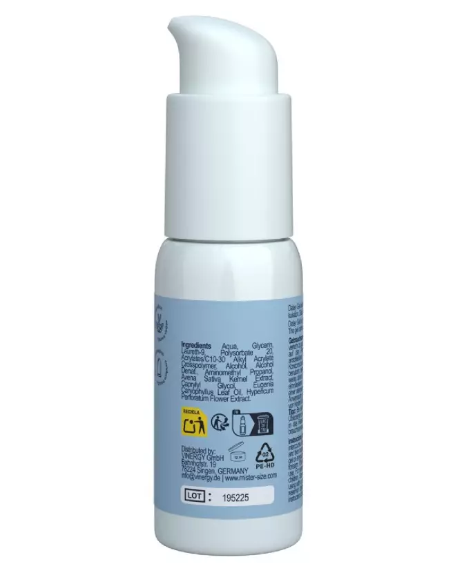 Gel retardateur Mister Size 50 ml pour contrôle et prolongation d'éjaculation-3