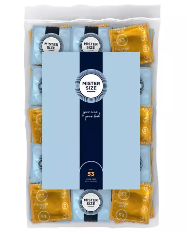 Image de préservatifs Mister Size 53mm pack de 100 - Confort et Protection Optimale-1