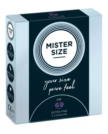 Image préservatifs Mister Size 69mm confort optimal grande taille-1