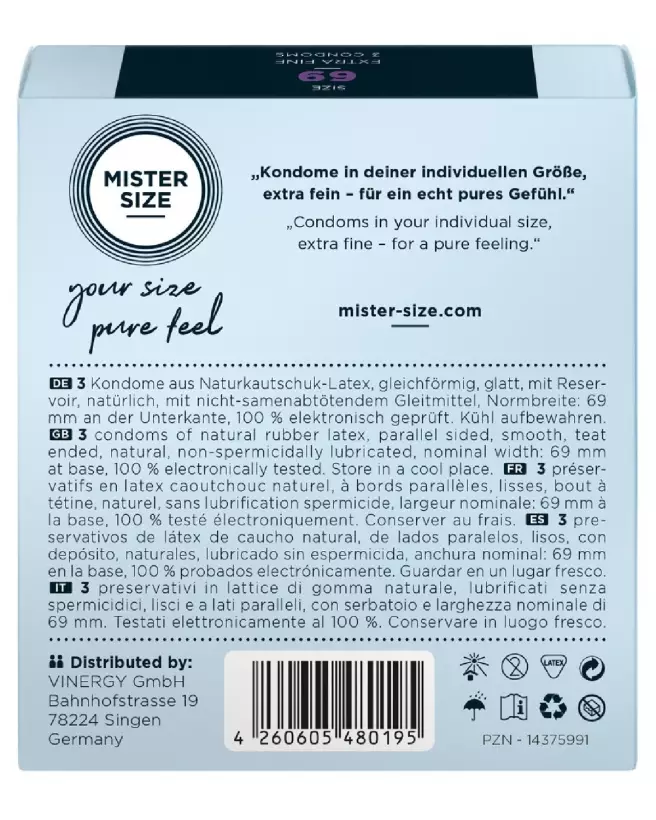 Image préservatifs Mister Size 69mm confort optimal grande taille-3