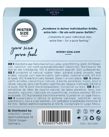 Image préservatifs Mister Size 69mm confort optimal grande taille-3