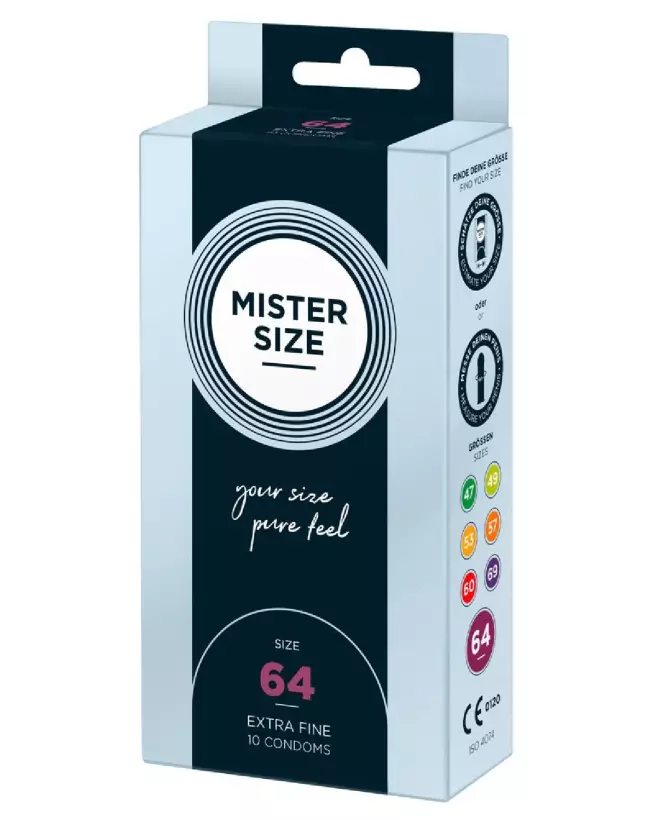 Image de préservatifs Mister Size 64mm pour confort et sécurité optimale-2