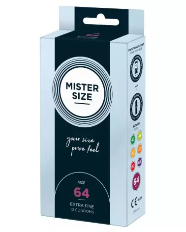 Image de préservatifs Mister Size 64mm pour confort et sécurité optimale-2