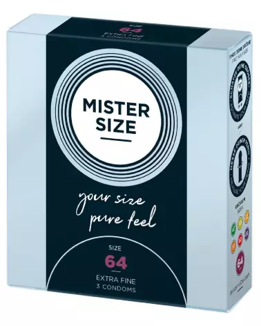 Image des préservatifs Mister Size 64mm assurant confort et sécurité optimale-2