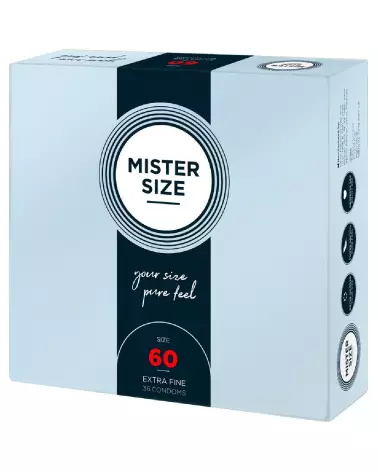 Photo de préservatifs Mister Size 60mm pack de 36 pour confort et sécurité optimale-2