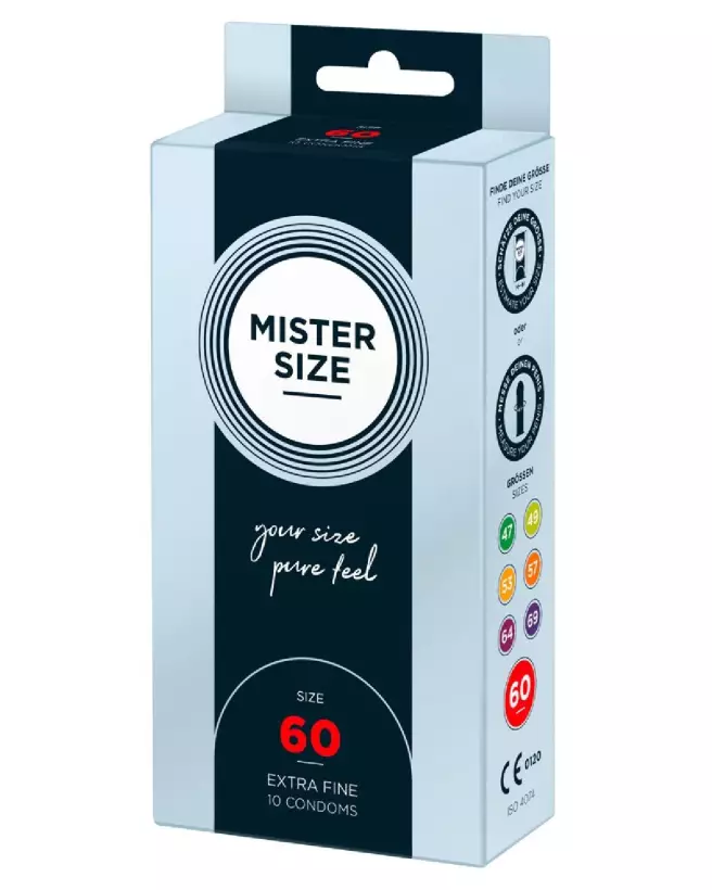 Préservatif Mister Size 60mm pour confort et sécurité optimale-2