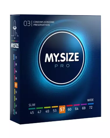Image préservatifs MY.SIZE PRO 57mm - Confort et Protection Optimal-1