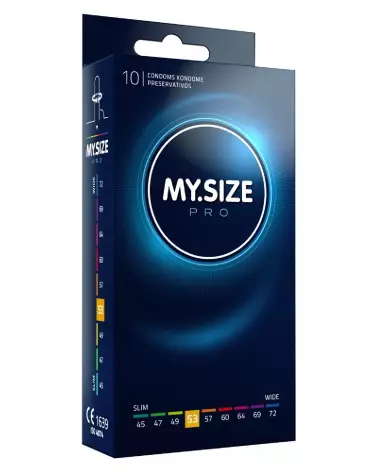 Image préservatifs MY.SIZE Pro 53mm pack de 10-1
