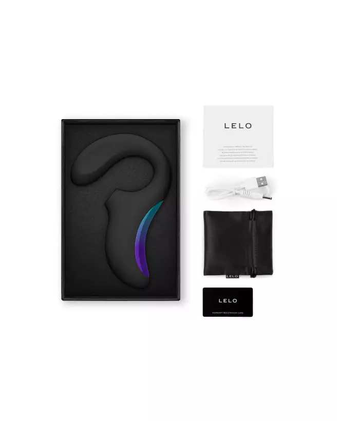 Image du stimulateur LELO Enigma Wave Noir pour plaisir du Point G-4