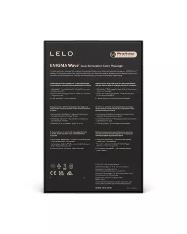 Image du stimulateur LELO Enigma Wave Noir pour plaisir du Point G-5