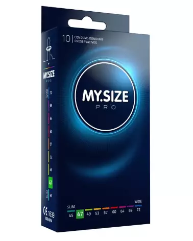 Préservatifs My.Size Pro 47mm pour confort et sécurité optimisés-1