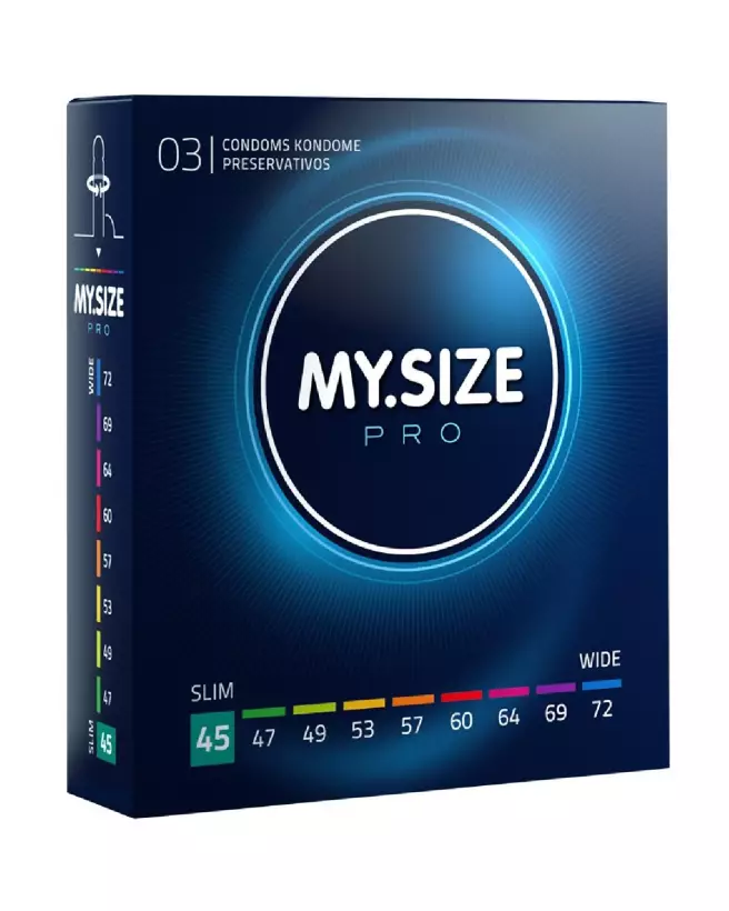 Image des préservatifs MY.SIZE PRO 45mm de My.Size Pro, ajustement parfait et confort optimal-1