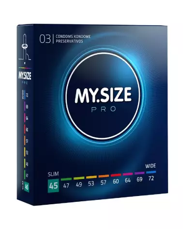 Image des préservatifs MY.SIZE PRO 45mm de My.Size Pro, ajustement parfait et confort optimal-1