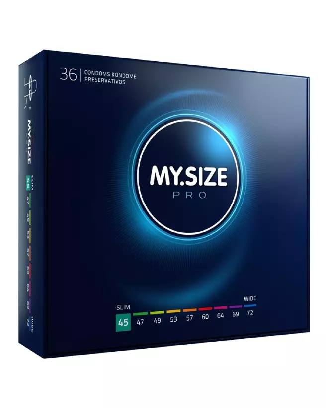 Image préservatifs MY.SIZE PRO 45mm ajustement parfait et confort optimal-1