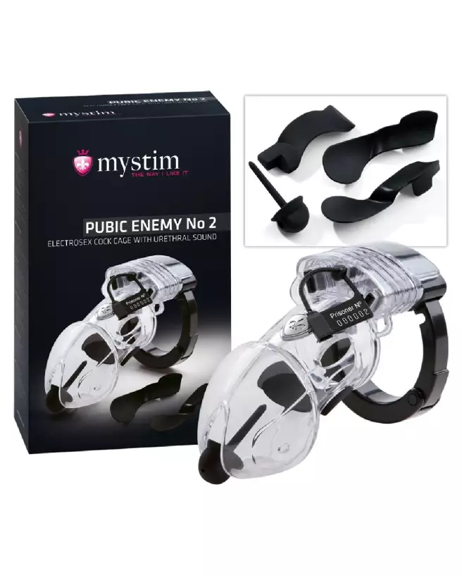 Pubic Enemy No. 2 Mystim dispositif d'électro-stimulation pour plaisir avancé-4
