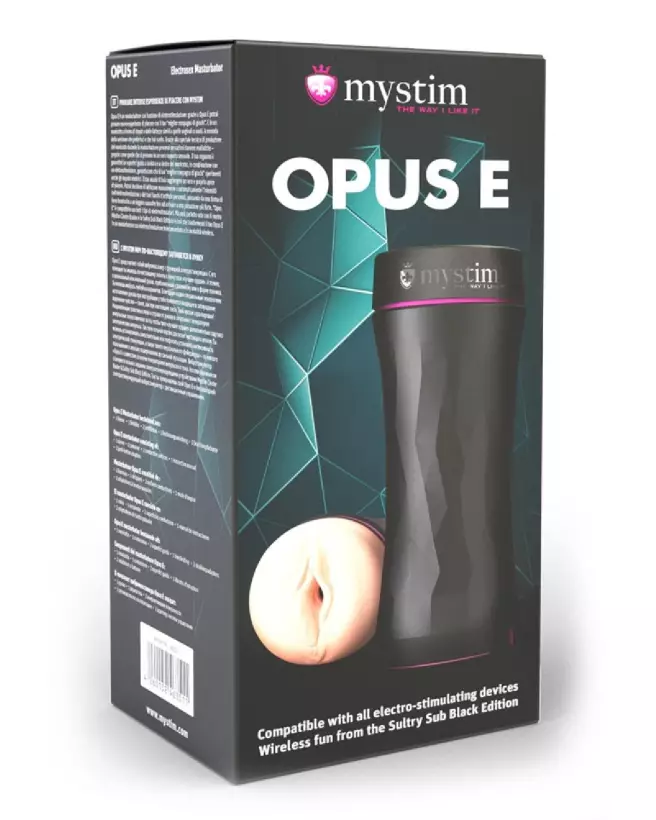 Image du Mystim Opus E Vagina, appareil d'électro-stimulation intime pour bien-être sexuel-1