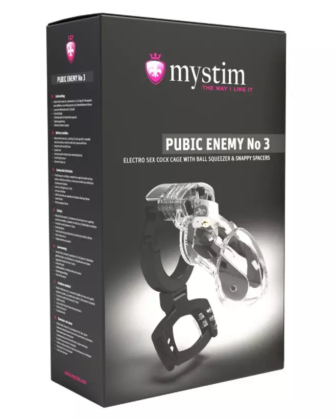 Image du Mystim Pubic Enemy No 3, appareil d'electro-stimulation de haute qualité-1