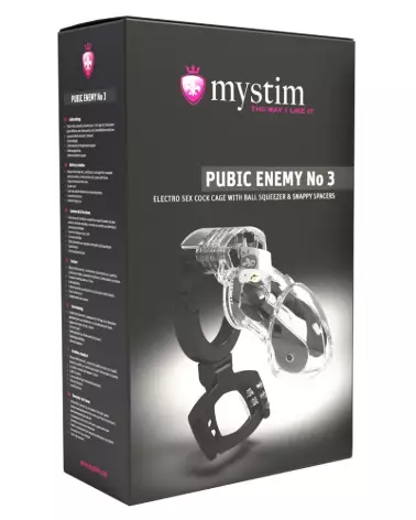 Image du Mystim Pubic Enemy No 3, appareil d'electro-stimulation de haute qualité-1