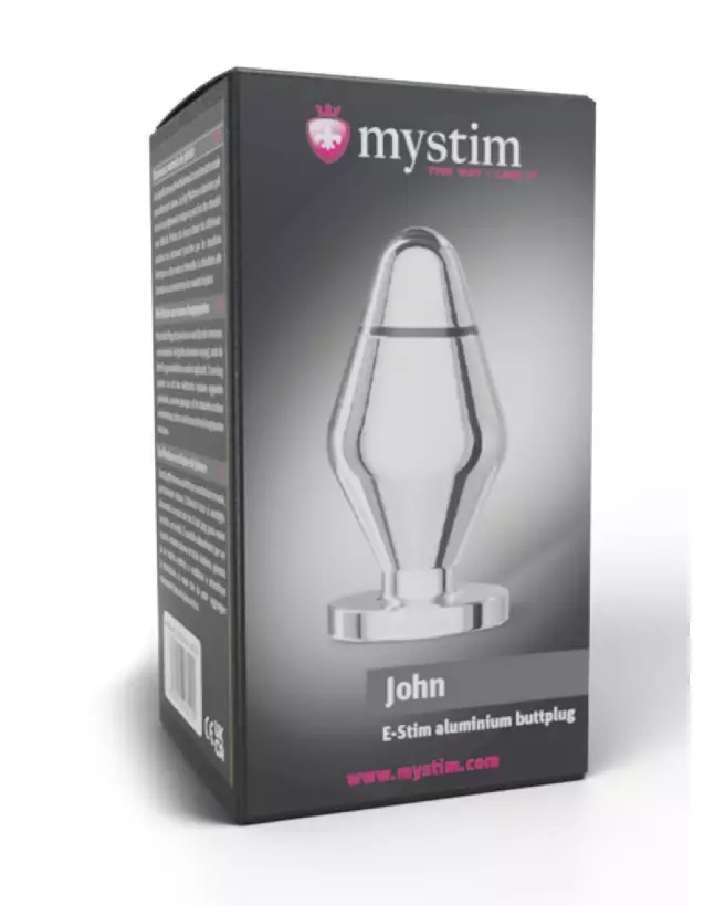 Image de John Butt Plug Large Mystim pour electro-stimulation avancée-1