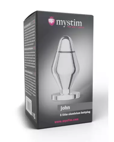 Image de John Butt Plug Large Mystim pour electro-stimulation avancée-1