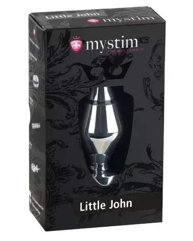Image du plug anal Mystim Little John Small pour électrostimulation, idéal pour débutants en stimulation anale électri-1