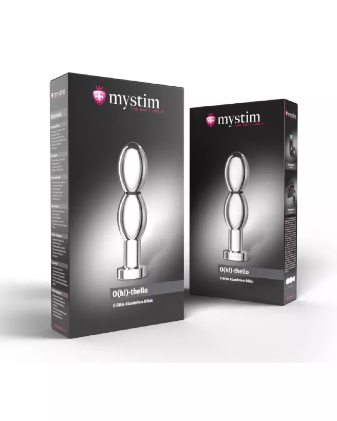 Mystim O(h!)-thello Oval Dildo pour électro-stimulation avancée-1