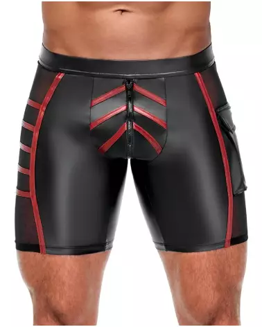 Boxers NEK Homme Noir Rouge Taille L Confort Sport Style-2