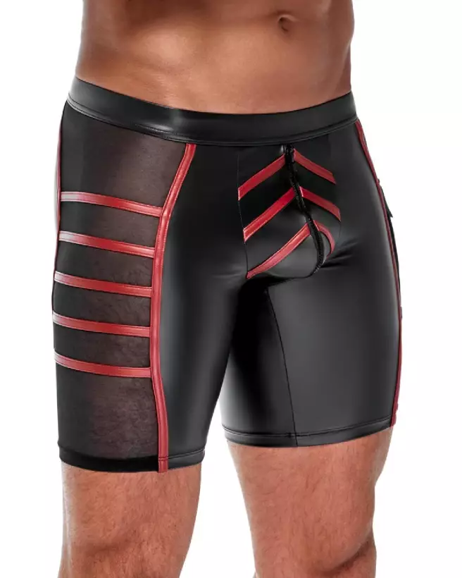 Boxers NEK Homme Noir Rouge Taille L Confort Sport Style-3
