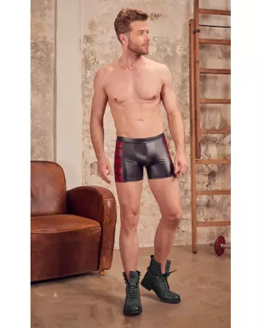 Boxers NEK noir rouge taille L pour hommes, confort optimal et style élégant-5