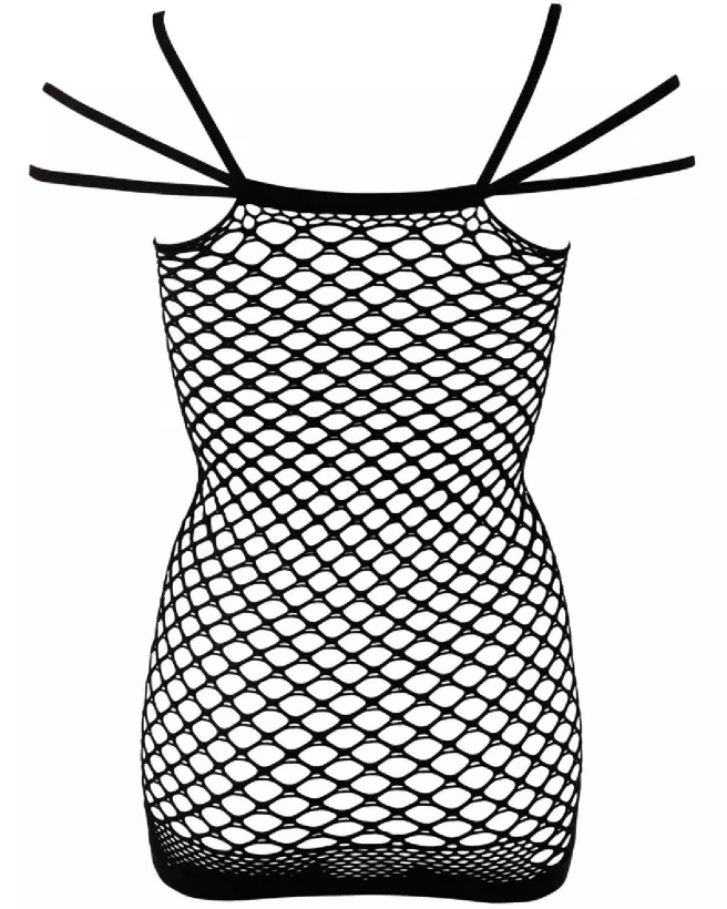 Robe résille NO:XQSE avec trois bretelles pour un look sexy et élégant en tailles S-L-6