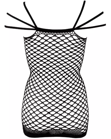 Robe résille NO:XQSE avec trois bretelles pour un look sexy et élégant en tailles S-L-6