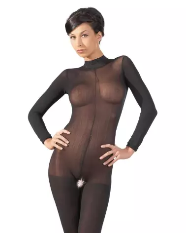 Catsuit en dentelle NO:XQSE taille S/M, élégant et confortable-2