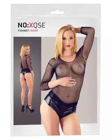 Image du Net Shirt S-L de NO:XQSE, body élégant et confortable-1
