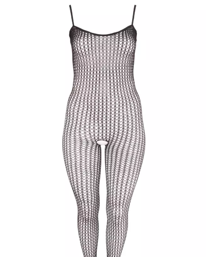 Catsuit noir élégant NO:XQSE taille XL/XXL en bodystocking-4