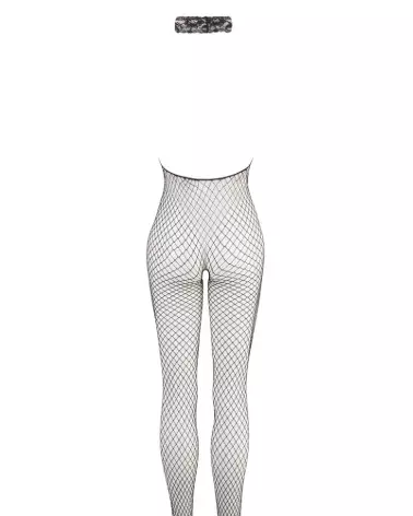 Net Catsuit Black S/M de NO:XQSE en résille élégant et sexy-6