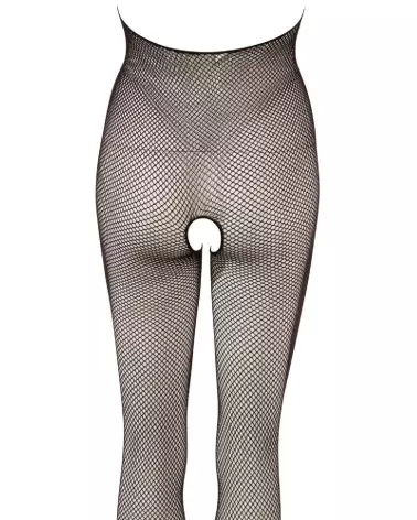 Catsuit noir en résille NO:XQSE taille S-L, séduisant et confortable-7